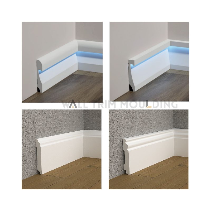 Baseboard Moulding | Modern Pvc Baseboard DSK-8015