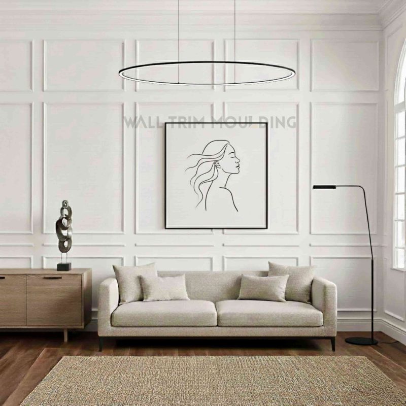 Elegant Wall Moulding Design | Peel & Stick Wall Molding Kit